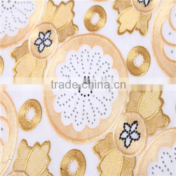 High Quality Organza Lace With Sequins 2016 Wholesale Lace Fabric in Dubai photo-6