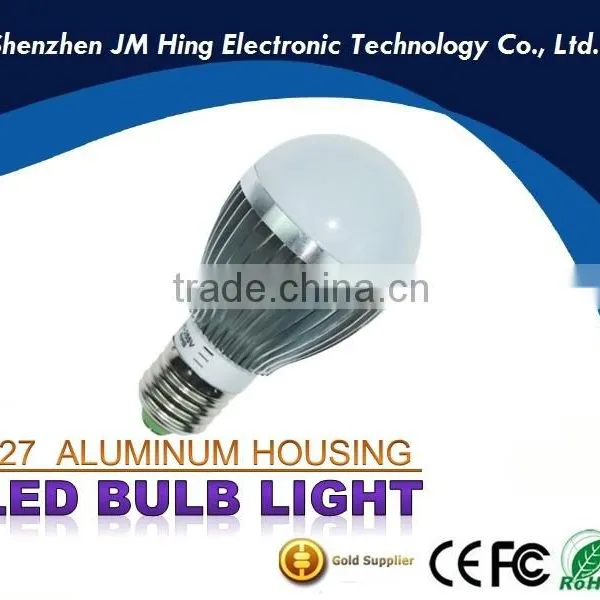 Aluminum E27 3W LED Bulb Light