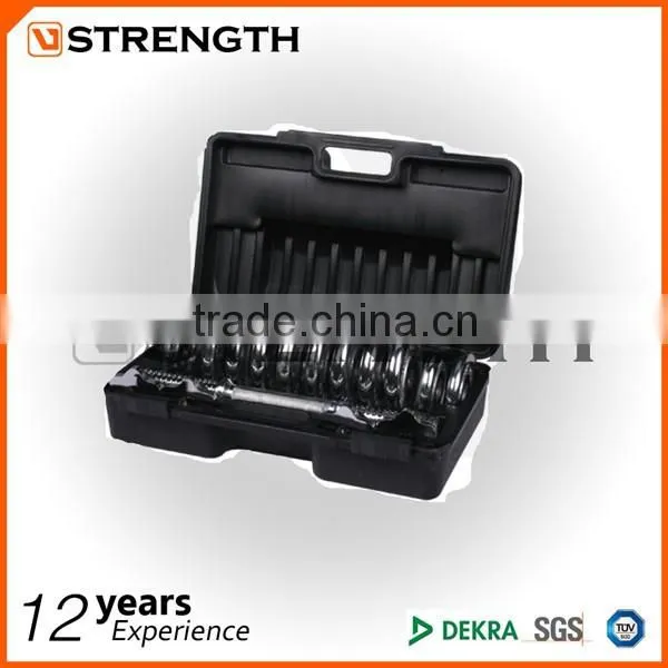 15KGS CAST IRON/CHROME DUMBBELL SET photo-3