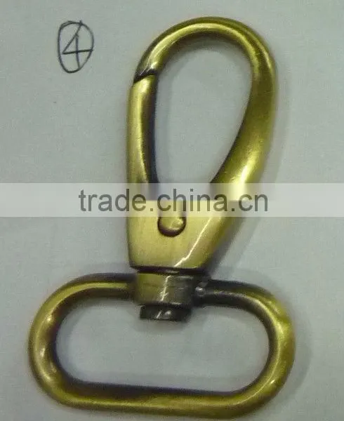 antique brush snap hook