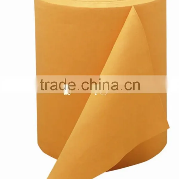 Orange Super Absorbent Germany Needle Punched Nonwoven Floor Cleaning Cloth photo-2