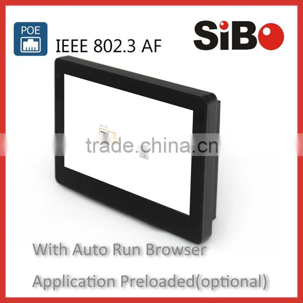 Wall Flush Mount 7 Inch Automation POE Touch Panel With RS232 RS485 Serial Port photo-3