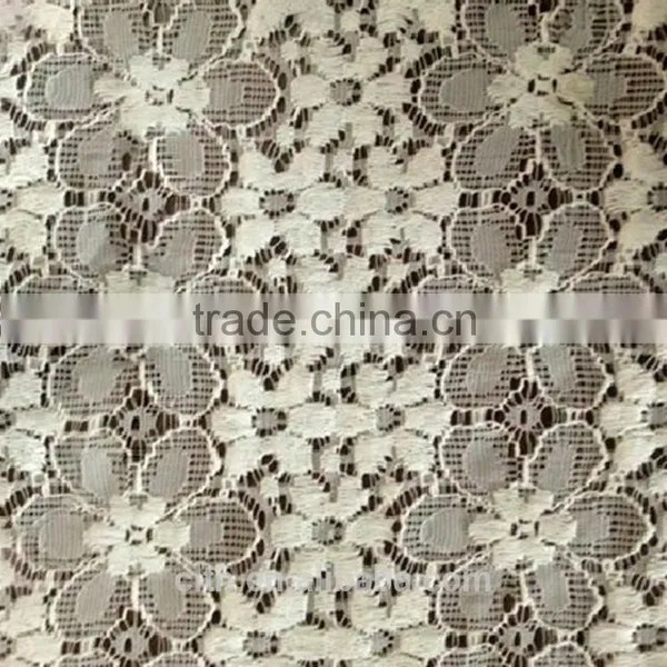 140Dspandex Cotton Yarn Lace Fabric