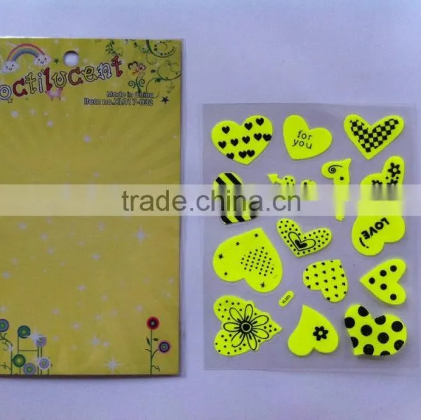 2015 Popular Custom Sticker Paper,glow in the Dark Sticker Paper Custom photo-2