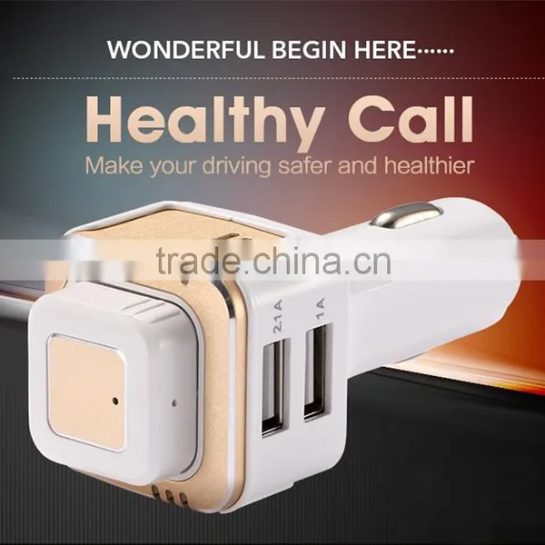 Bluetooth Car Kit Super Mini Bluetooth Earphone Headset WIth 5V 2.4A USB Car Charger photo-5