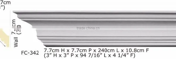 High Quality Good Price Beautiful Polyurethane Cornice Moulding photo-6