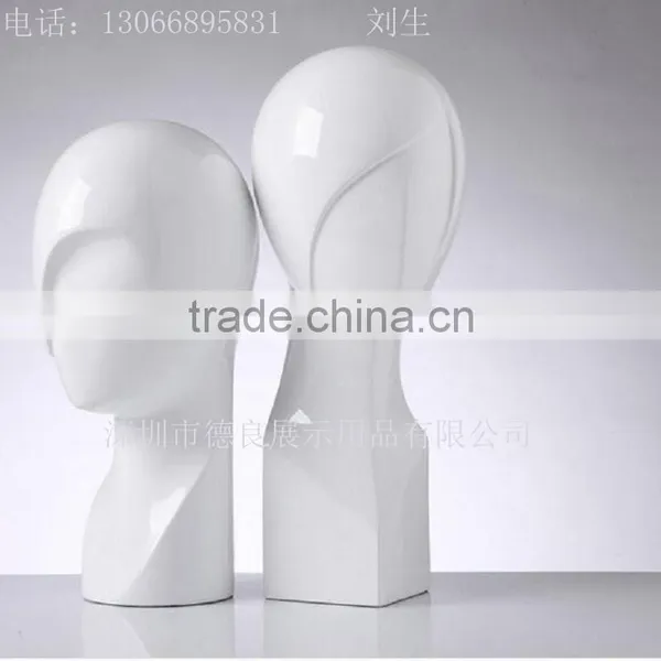 Blue Display Mannequin Heads Store Sell Mannequin Head Hat Display Rack photo-3