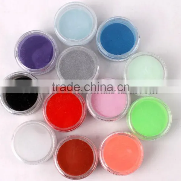 18 MIX Colors Acrylic Powder Nail of Dust 3D DIY Decoration Set photo-5