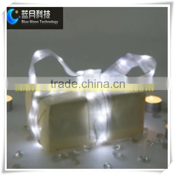 Copper Wire Raindrop Mini Bulb Ribbon Led Light for Wedding Decoration India photo-3