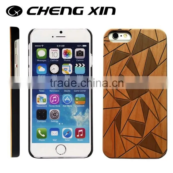 Good Quality Bamboo Case for Apple Ipad 6 for Apple Iphone 6 photo-2