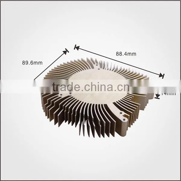 New Extruded Industrial Aluminum VGA Heatsink With Anodizing and CNC Machining photo-2