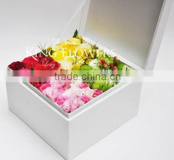 Dedicate and Fancy Square Foldable Flower Box (ZJ-60056-007) photo-2