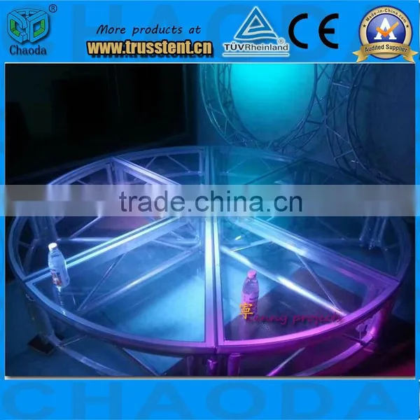 Transparent Clear Acrylic Fiberglass Stage photo-5