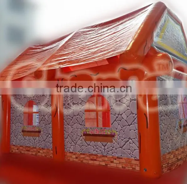 Orange Inflatable House, Inflatable Tent, Digital Whole Printing House photo-2