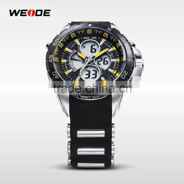 2015 LCD Men Watch White Quartz Sport Wrist Watch Digital Date Day Alarm Dual Time Quartz Timepiece photo-4