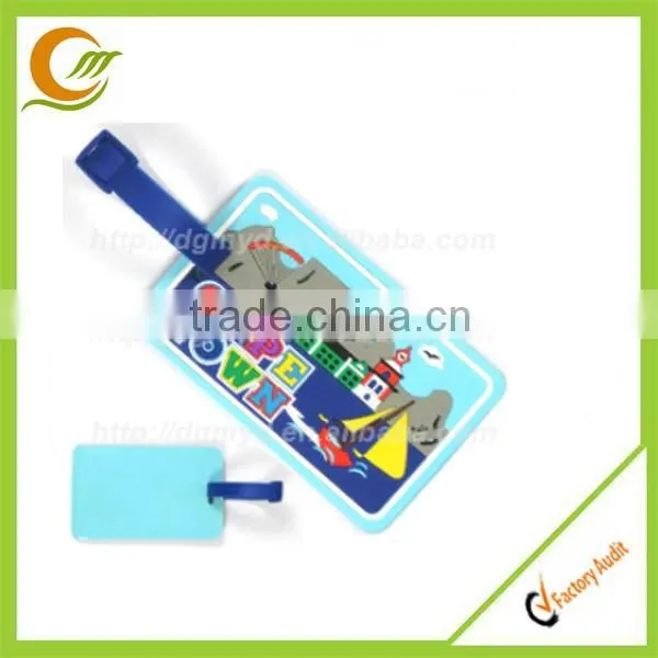 Soft Pvc Luggage Tag 2014 Custom Luggage Tag