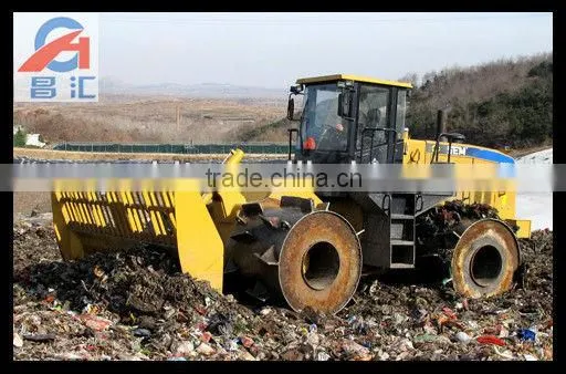 construction machine engineering garbage compactor truck