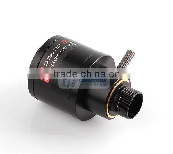 M12 Mount F1.4 3.0Megpixel Fixed Iris Lens With 2.8-12mm Manual Zoom photo-6