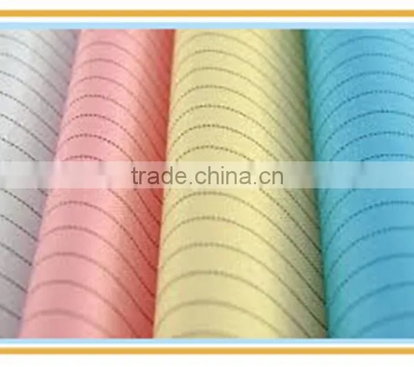 Stripe or Grid Polyester Antistatic Cloth