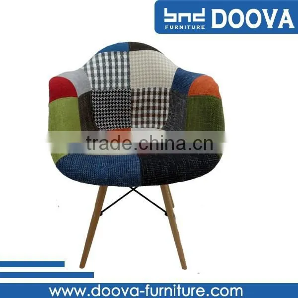 Hot Sale Dining Chairs With Arms Armchair Patchwork photo-2