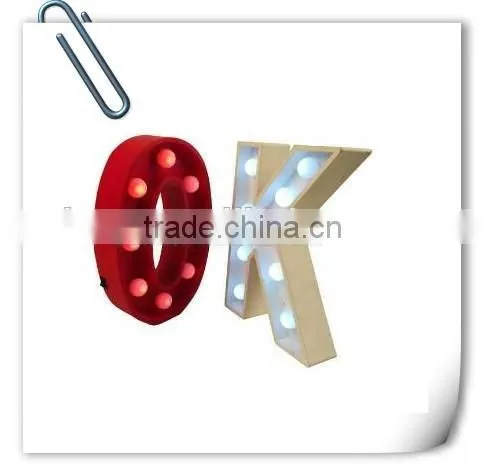 Wood Plastic Composite Material LOVE of Wedding Lights Marquee Letters Light photo-6