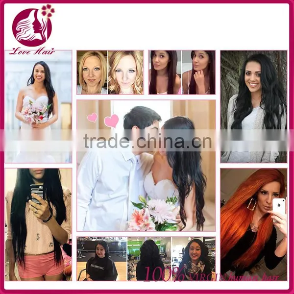 Clip Human 26 Inch Color #2 Human Hair Clip In Extensions Body Wave Human Hair Extension Clip On Hot Sale photo-5