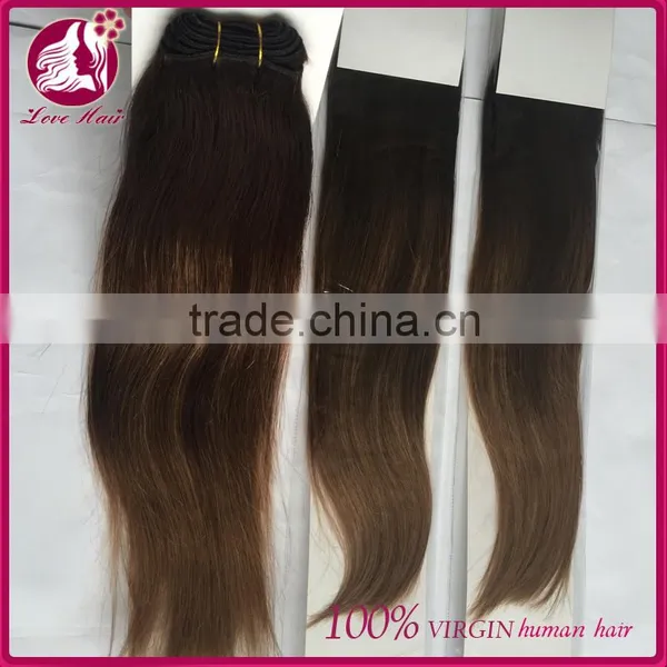 High Quality Indian Colored Two Tone Hair Weave 7A Luster Easy Hairstyles For Straight Hair Cheap Price photo-5