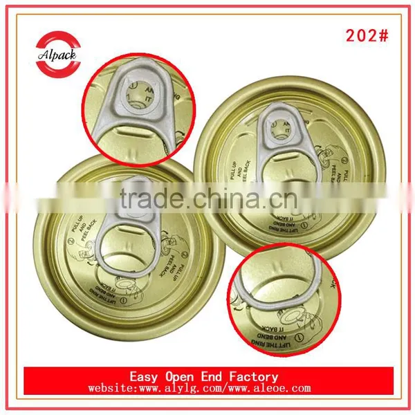 Canned Food Packaging Material 209# Tinplate Easy Open End photo-5