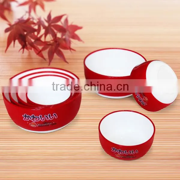 2016 Double Color Japanese Soup Bowl With Lid photo-2