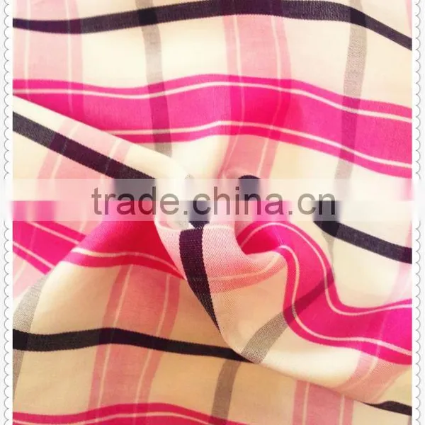 100% Cotton Yarn Dyed Check Fabric for Children's Clothes photo-2