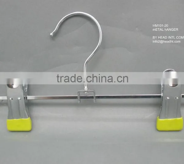 The HEAD Wire Bottom Hanger With Plastic Plated Tips , Skirt/pant Hanger ,metal Hanger photo-4