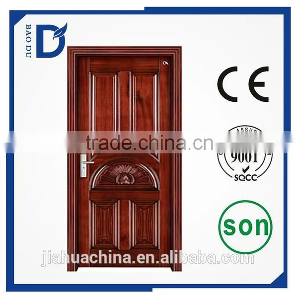 Safety Steel Wood Armored Door Manufacturer in China photo-4