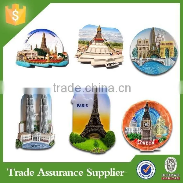Custom Tourist 3d Souvenir France Resin Fridge Magnet photo-5