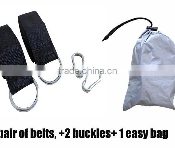 Zinc-Galvanized Steel Carabiner Spring Snap Link Hook Adjustable Tree Straps photo-2