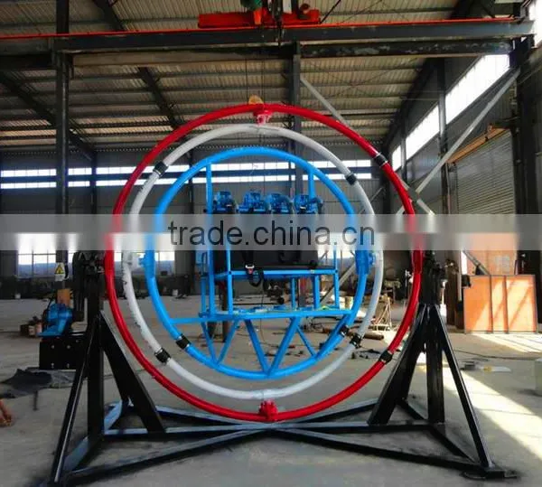 Kermis Human Gyroscope Trailer Mounted Small Amusement Rides photo-5