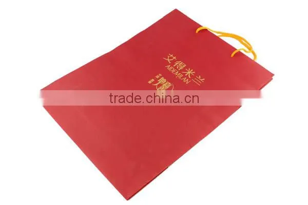 Custom Fashionable Paper Shopping Bag/ Paper Shopping Bag With Ribbon/ Paper Shopping Bag With Ribbon Handle Wholesale photo-2