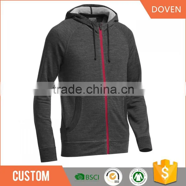 Customized Zipper-up Fleece Hoodies/pullover Hoodie photo-6