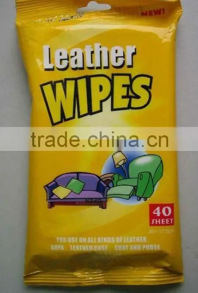 LEATHER WET WIPES