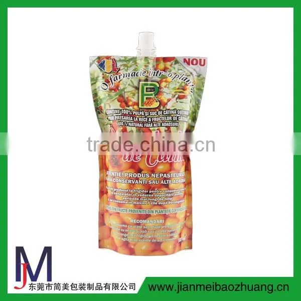 Food Packaging Plsatic Bag, Spouted Special Shape Stand up Pouch, Plastic Packaging Bag photo-2