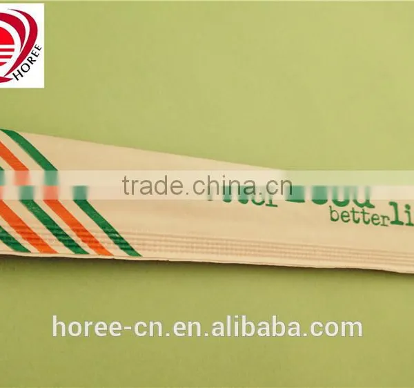 Customizable Bamboo One Time Use Bamboo Chopstick With Paper Sleeve photo-3
