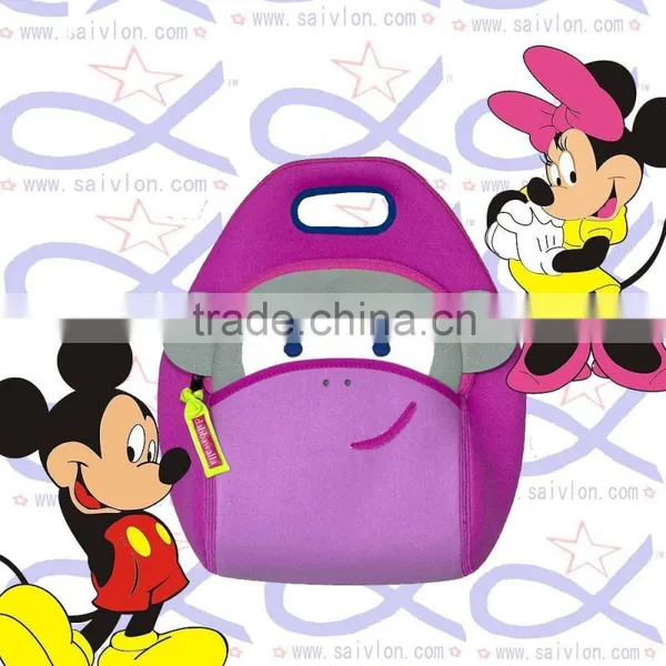 Cartoon Design Kids Neoprene Lunch Cooler Bag photo-4