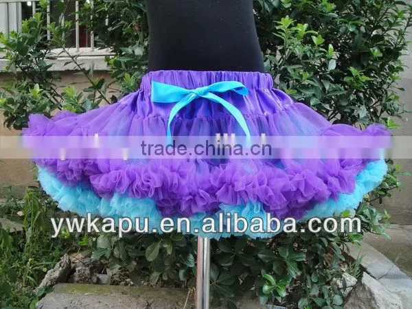 High Quality Chiffon Skirt Baby Girl Summer Pattern Fluffy Tutu Chiffon Pettiskirt Children Clothing Cutting Dress photo-2