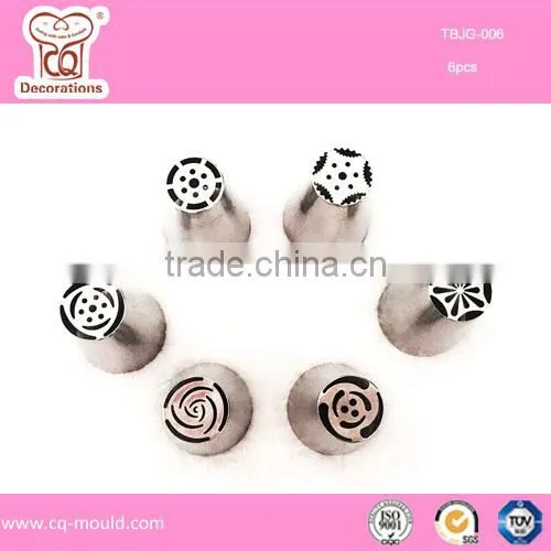 Tulip Cream Tulip Petal Nozzle Piping Nozzles Nozzle 6pcs photo-2