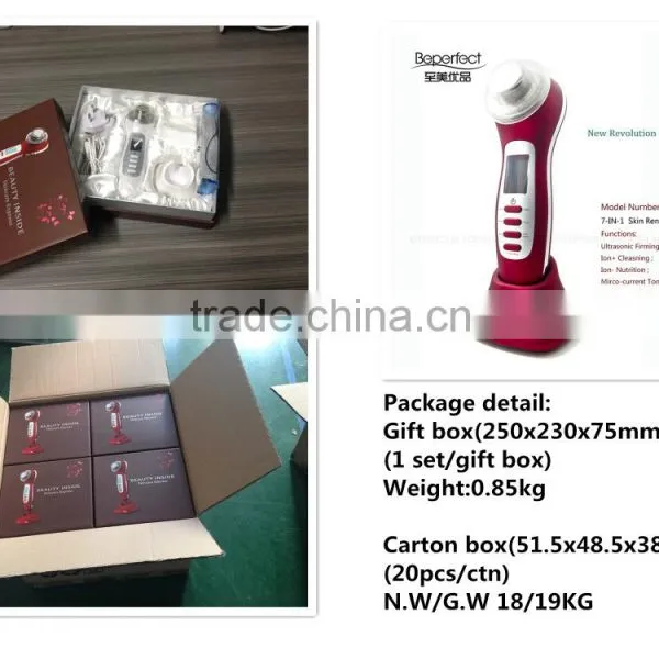 BP-012B Facial Innovation Rechargeable Home Use Luxury Box Package Private Label OEM Portable Face Lift Machine photo-5