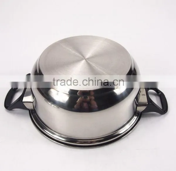 12pcs Cooking Pots Stainless Steel Non-stick Cookware Set With Glass Lid photo-5