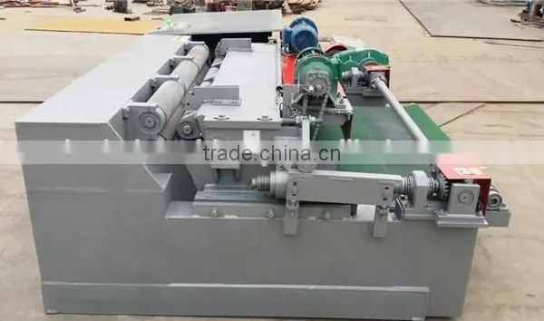 Automatic plywood core venner machine/hydraulic double-chuck spindle veneer lathe with high efficiency