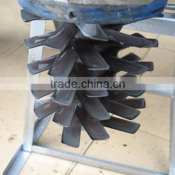 FC-308 Full Automatic Adjustable Garlic Root Cutting Grinding Machine photo-5