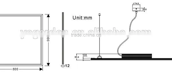 High Lumen High Power Square 40w Led Panel Light photo-5