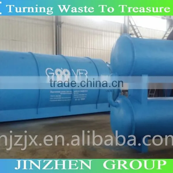Continuous Waste Plastic and Tires Pyrolysis Machine With 50% High Oil Output CE Certificate photo-2