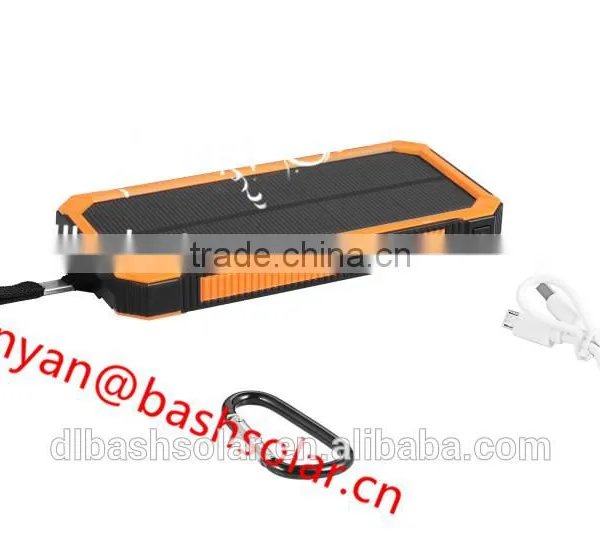 12000mAh Waterproof Portable Device Charger POWERBANK SOLAR photo-2